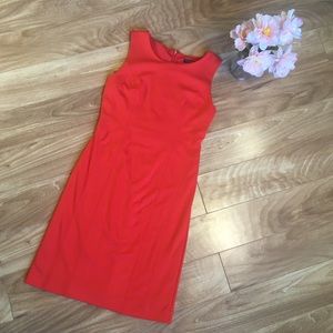 NWT Banana Republic Orange Sheath Dress 0